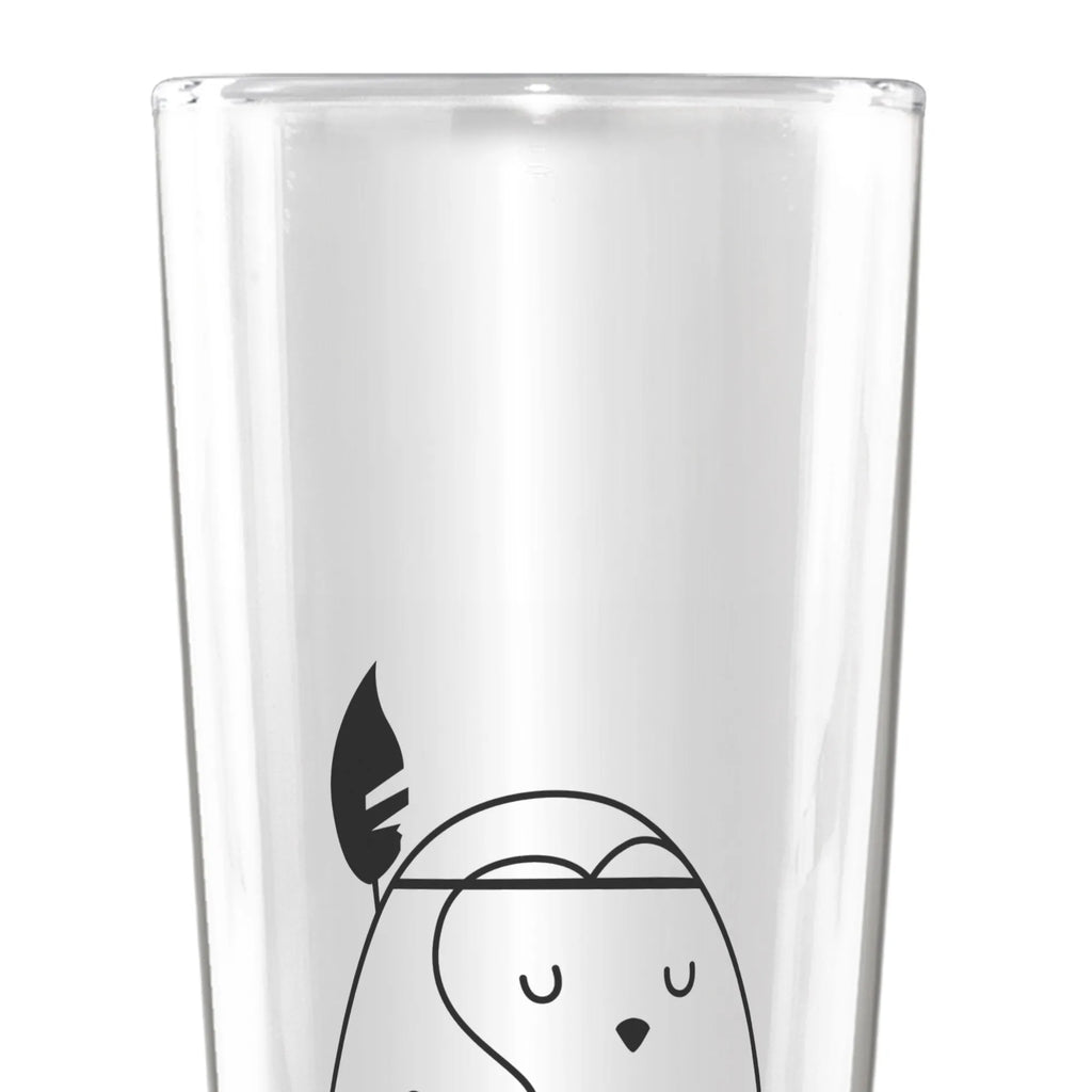 szklanka piwa sowa Ozdoba z piór Sowa