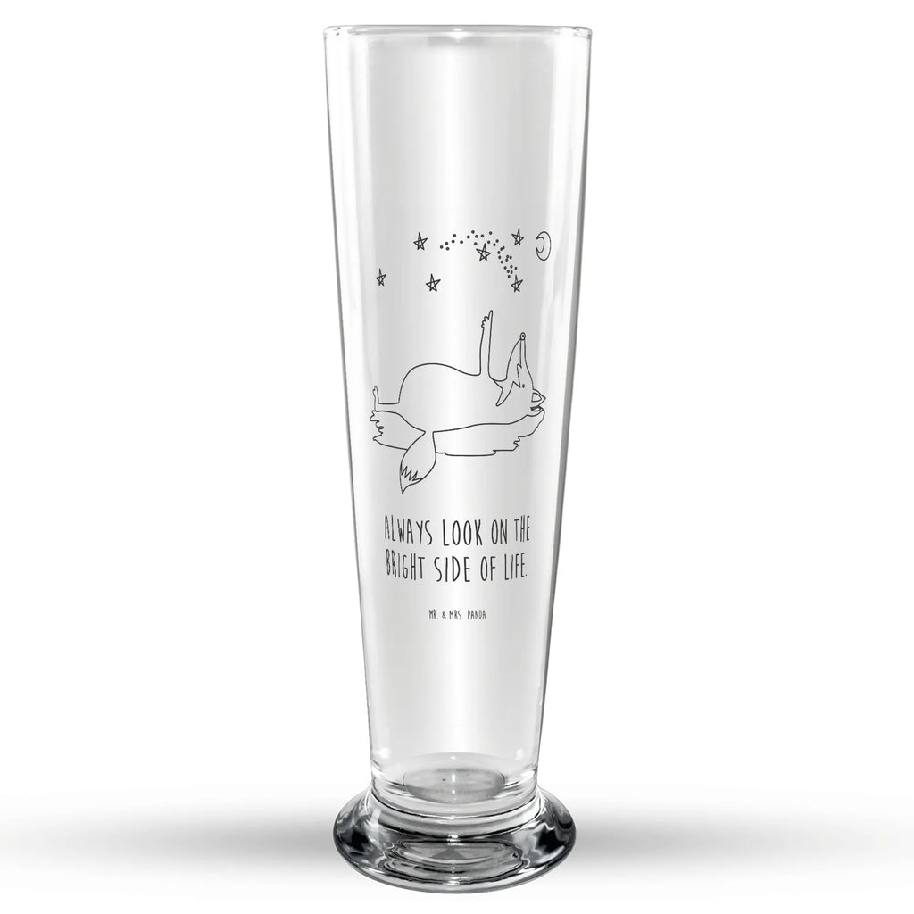 Beer glass Fox Stars fox, foxes, forest wildlife, clever as a fox, animal lover, words of consolation, Always Look on the Bright Side of Life, Romance, Fox, Saying beautiful, Saying positive