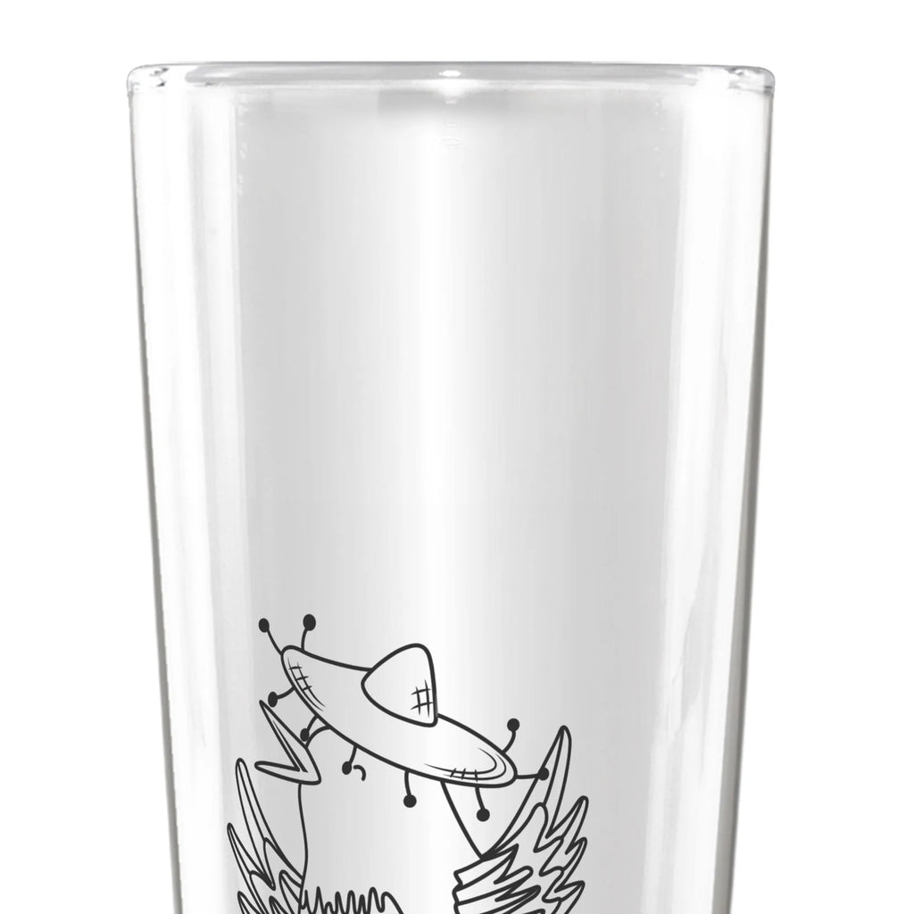 Personalized Beer Glass Crow sombrero small animals, cute, funny, cute animal motives, hand drawn, small world, funny sayings, good mood, happy, gifts, gift ideas, special gifts, animal lover, card, Motivation, Be happy, Saying positive, Magpie, Bird, Happiness Saying, Raven, Birds