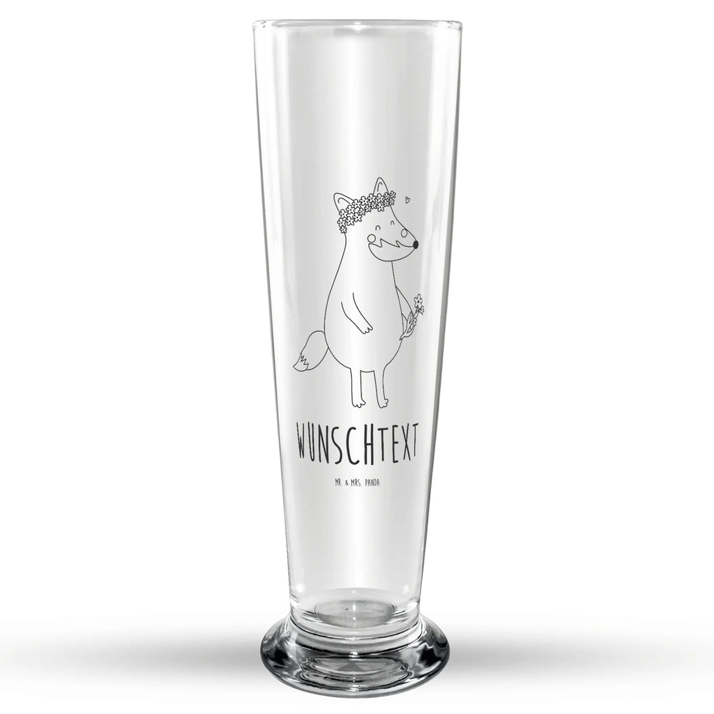 Personalized Beer Glass Fox Flower fox, foxes, forest wildlife, clever as a fox, animal lover, joy, girlfriend, love, fox girl, flower, girlfriends, me, flowers, motivation, self-love, flower girl, proof of love