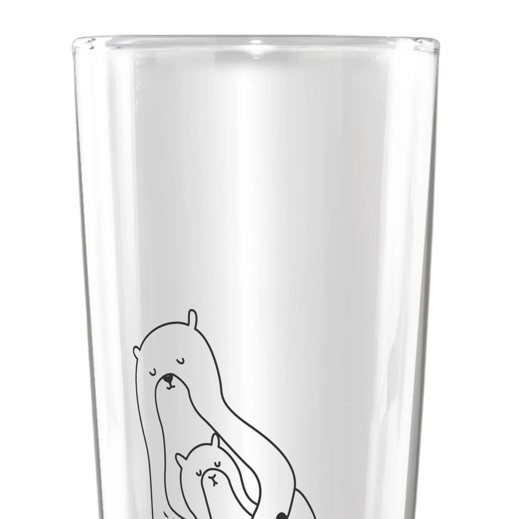 Personalized Beer Glass otter child otter, marten, sea otter, European otter, water mammal, aquatic animal, baby otter, predator, water, otter gifts, animal lover, gift ideas for animal lovers, animal, mammal, water animal, gifts for people in love, Otter Sea Otter Lake Otter