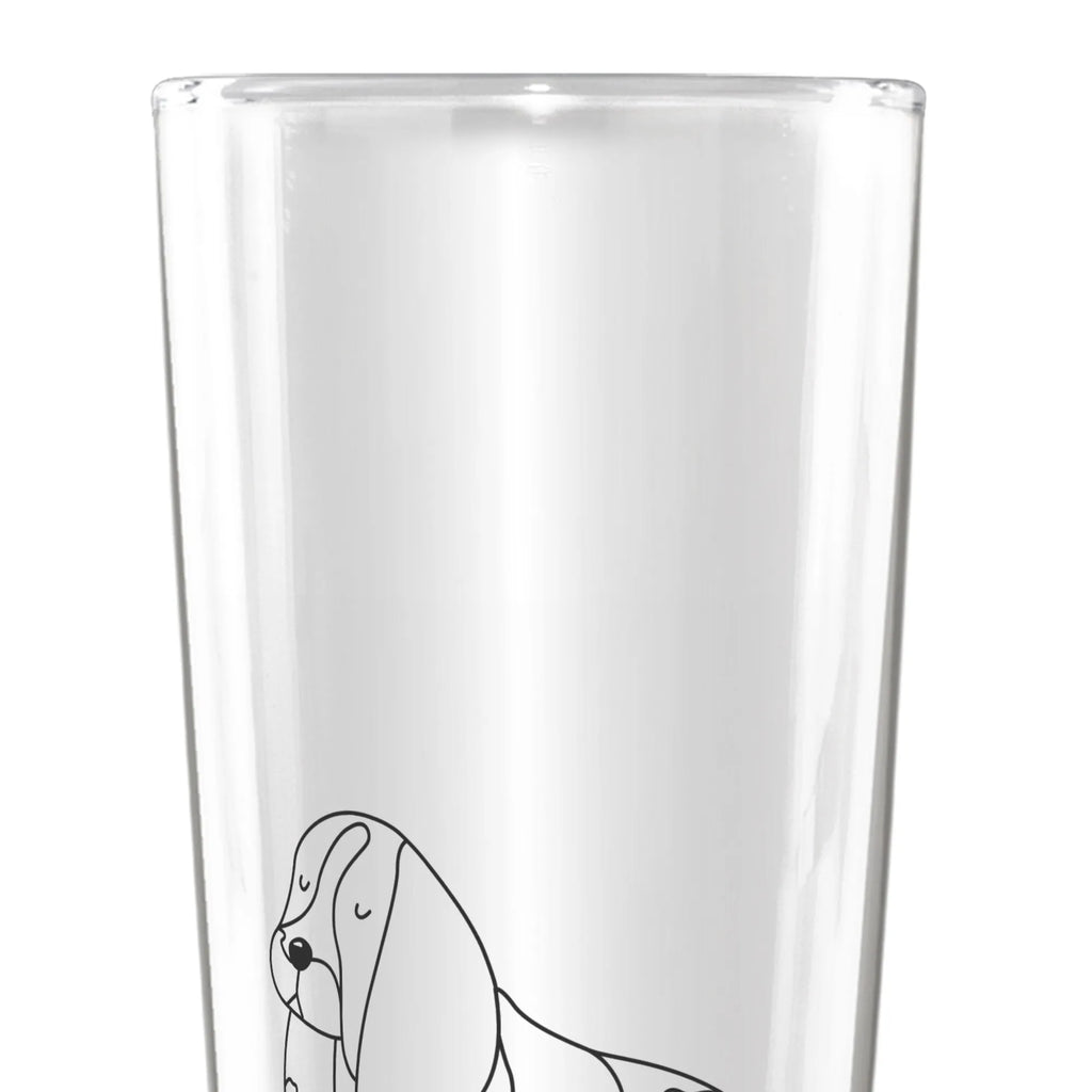 Spersonalizowany kufel do piwa pies Basset Hound Pies, motyw psa, zwierzę domowe, rasa psa, miłośnik zwierząt, właściciel psa, powiedzenia