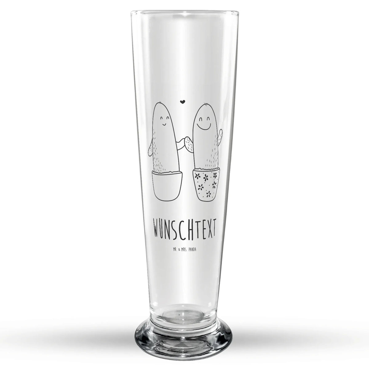 Personalized Beer Glass cactus Love cactus, cactuses, plants, cactus plant, small green cactus, friendship, engagement, quarrel, proof of love, couple, wedding, reconciliation, cactus love, love, love message, separation