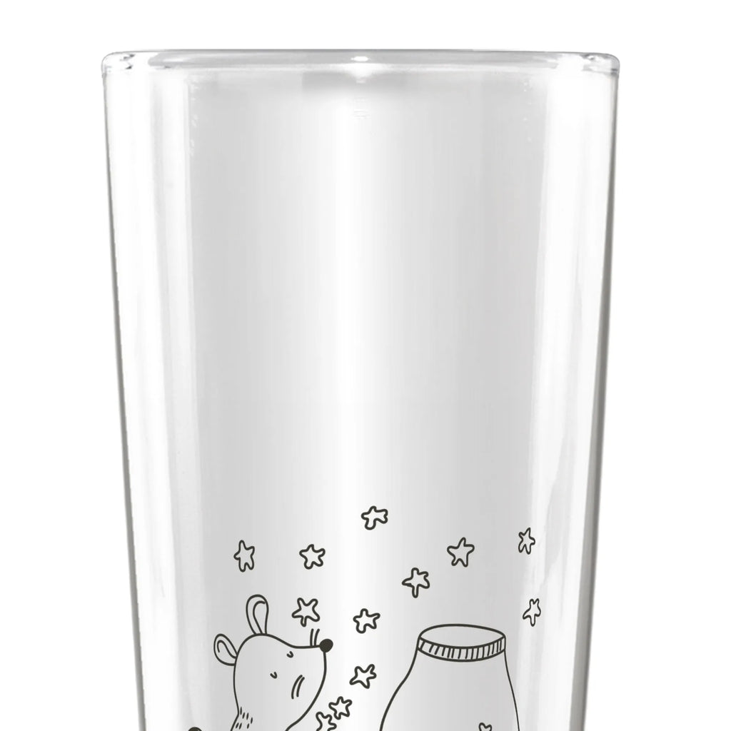 Personalized Beer Glass Mouse Stars small animals, cute, funny, cute animal motives, hand drawn, small world, funny sayings, good mood, happy, gifts, gift ideas, special gifts, animal lover, card, Mouse, dreams, hope, birthday, baptism, child birthday, wish, baptism gift, first child, stars, child, pregnancy, birth