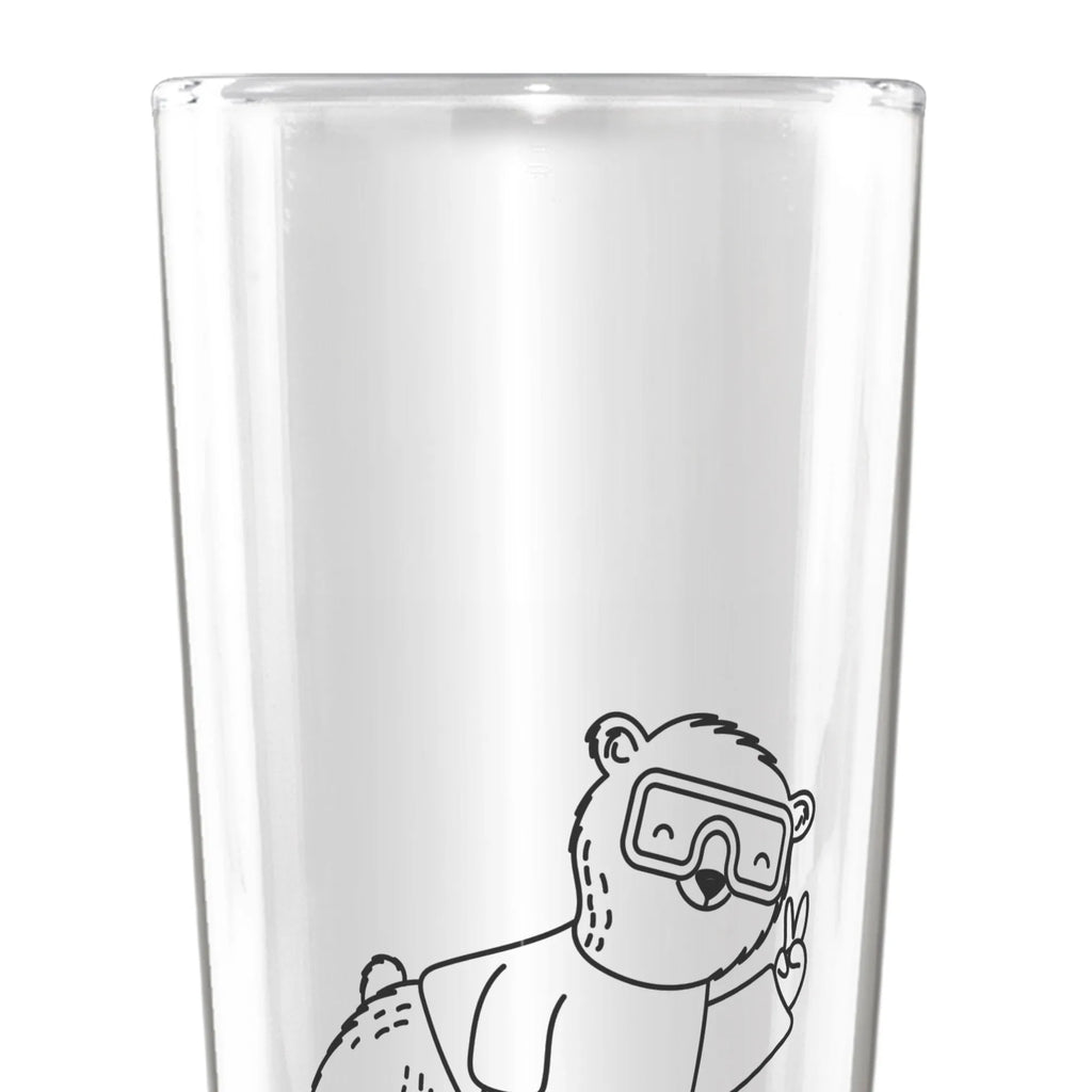 Personalized Beer Glass bear Dive Gift, sport, hobby, giving, thank you, award, profit, athlete, diving, snorkeling, diving school, dive, Diving