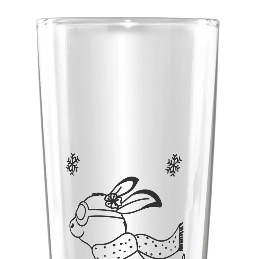 Personalized Beer Glass Hare To ski Gift, sport, hobby, giving, thank you, award, profit, athlete, ski competition, Skiing, skiing, ski sport, ski race
