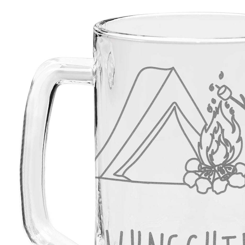 Personalized Engraved Beer Mug panda Camp Gift, sport, hobby, giving, thank you, award, profit, athlete, go camping, Camping, camping, campsite