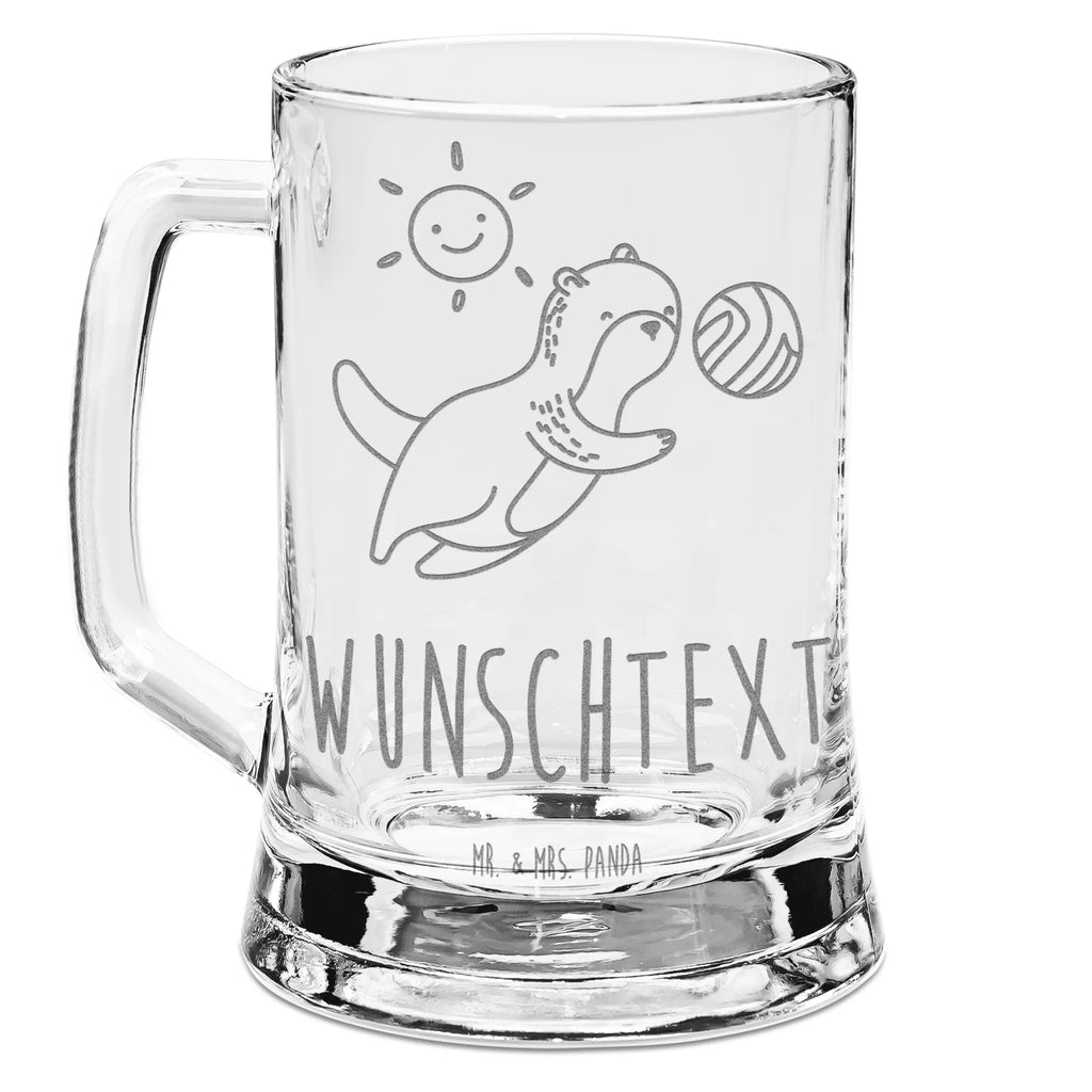 Personalizowany kufel do piwa z grawerem Wydra Siatkówka plażowa Prezent, Sport, Dyscyplina sportowa, Hobby, Darować, Dziękuję, Dzięki, Wyróżnienie, Wygrana, Sportowiec