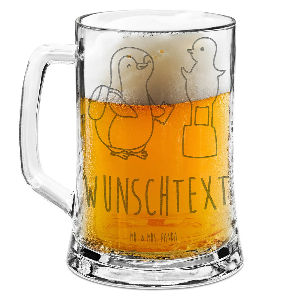 Personalized Engraved Beer Mug penguin to visit a museum Gift, sport, hobby, giving, thank you, award, profit, athlete, museums, Visit museum