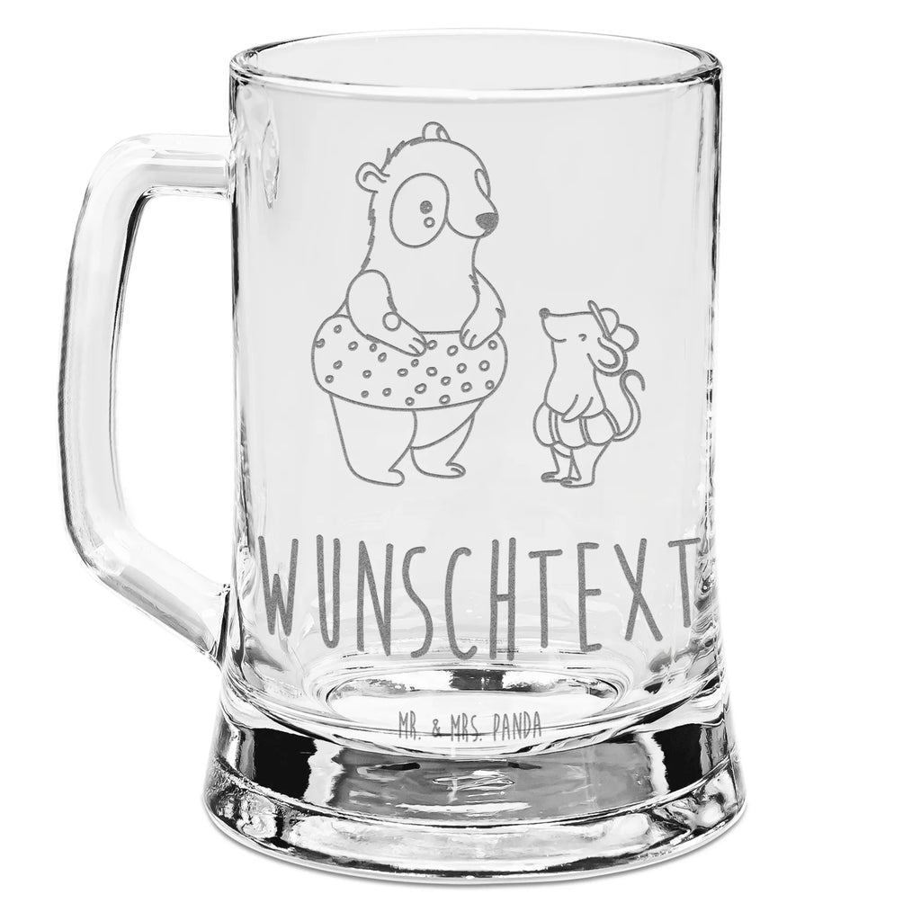 Personalized Engraved Beer Mug otter To swim Gift, sport, hobby, giving, thank you, award, profit, athlete, swimming lessons, water sports, Swimming