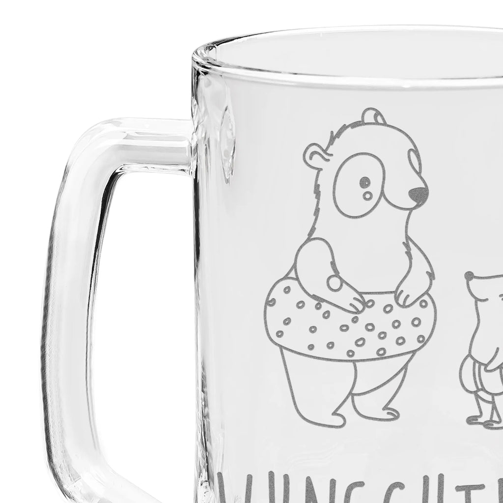 Personalized Engraved Beer Mug otter To swim Gift, sport, hobby, giving, thank you, award, profit, athlete, swimming lessons, water sports, Swimming