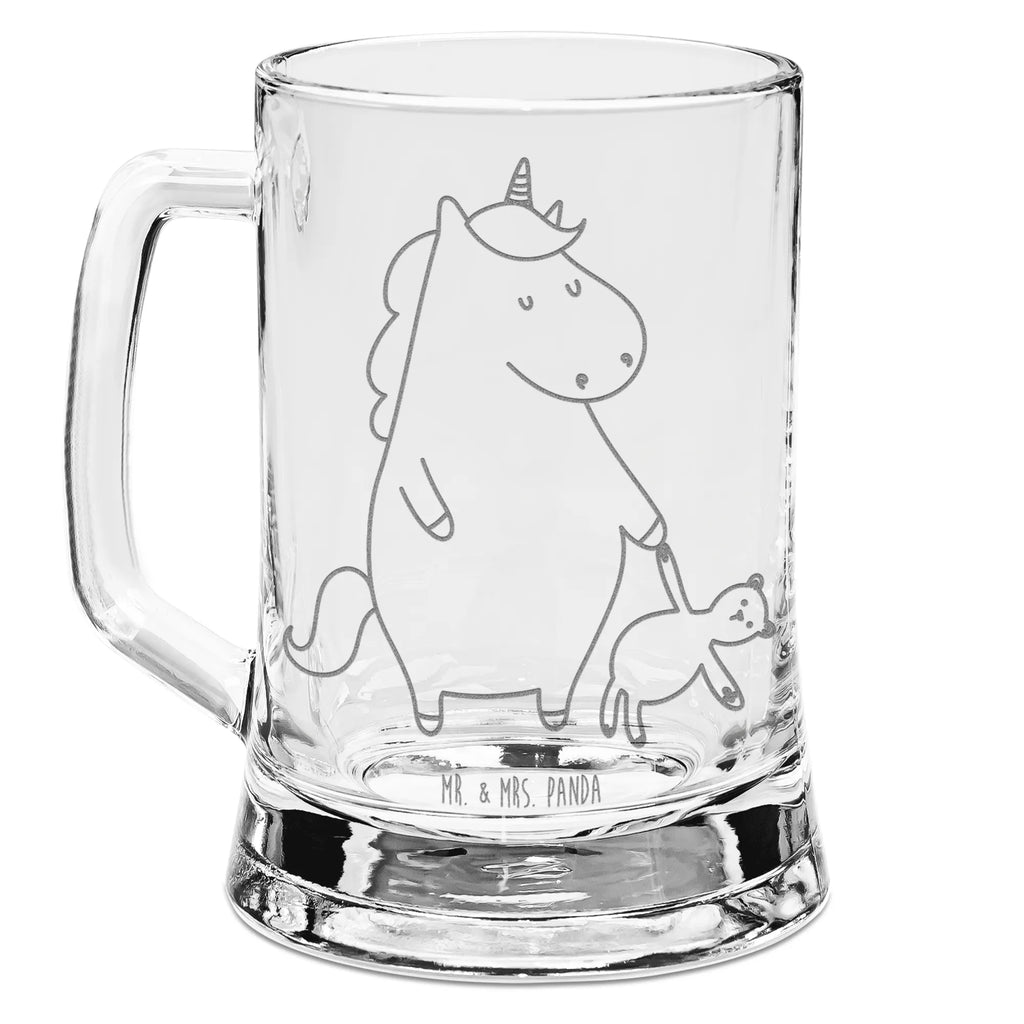Engraved Beer Mug unicorn teddy unicorn, unicorns, bed, girlfriend, child present, Unicorn, child gift, sweet, single, single life, dreaming, sleep, good night
