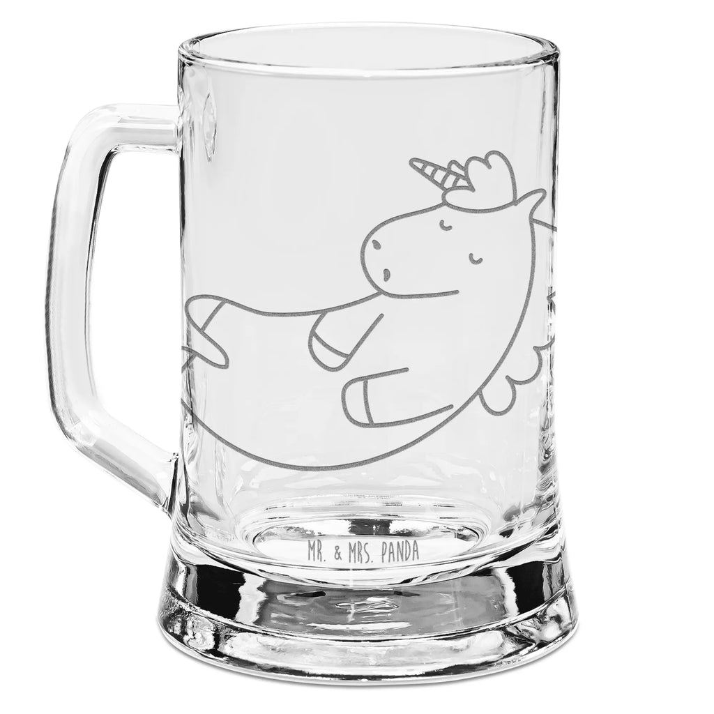 Engraved Beer Mug unicorn cloud 7 unicorn, unicorns, people, faith, in love, smile, Unicorn, witty, reality, gift, Funny