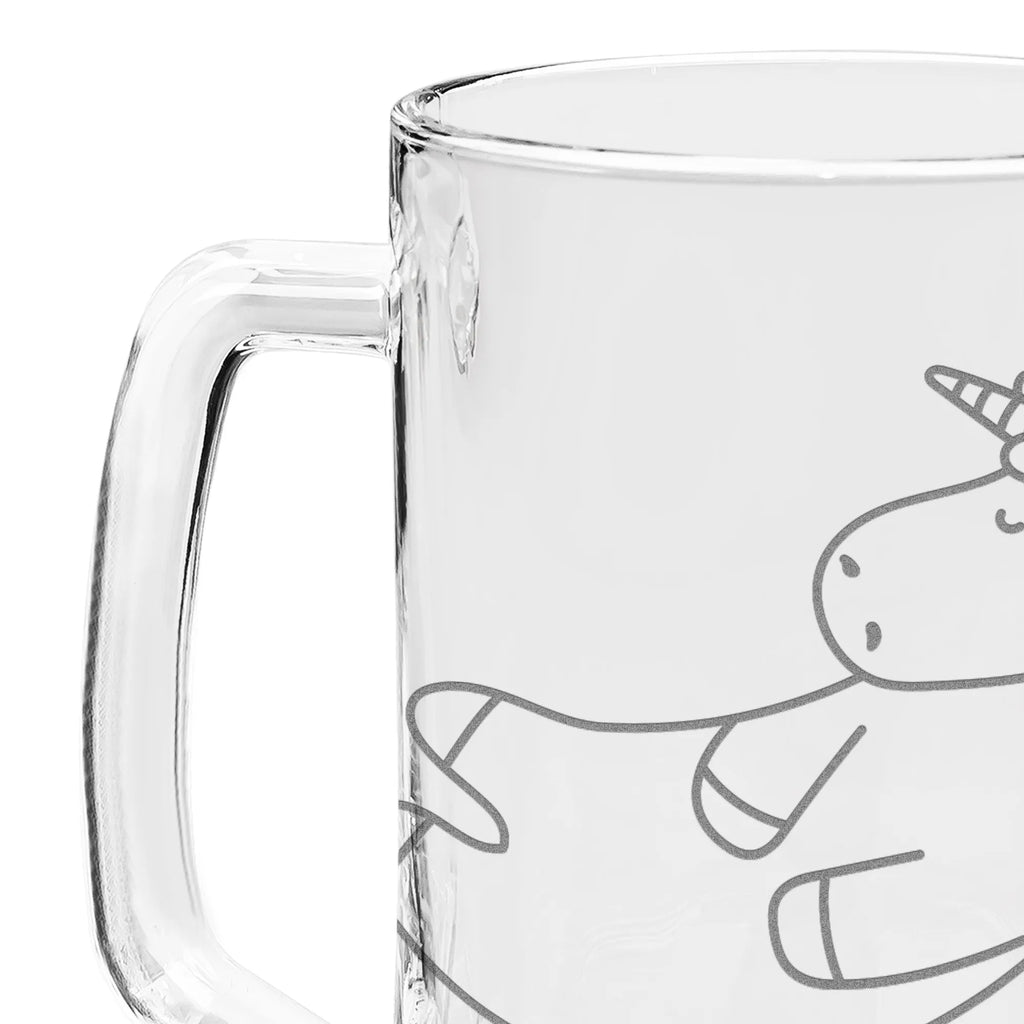 Engraved Beer Mug unicorn cloud 7 unicorn, unicorns, people, faith, in love, smile, Unicorn, witty, reality, gift, Funny