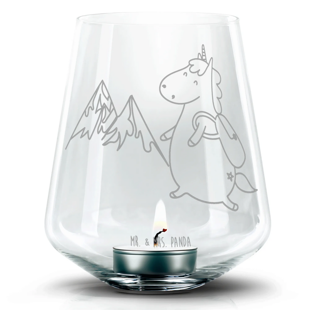 Windlicht Einhorn Bergsteiger Windlicht aus Glas, Teelichthalter, Gravur Windlicht, Romatisches Windlicht, Teelicht, Einhorn, Einhörner, Einhorn Deko, Unicorn, Berge, Abenteurer, Entdecker, Weltenbummler, Bergsteiger, Abenteuer, Urlaub, Reisen, Weltreise
