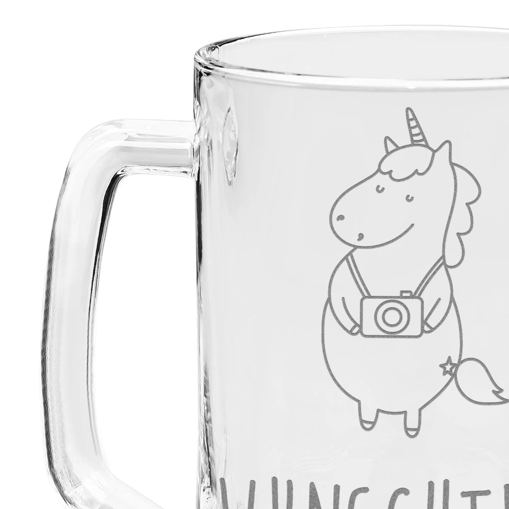 Personalizowany kufel do piwa z grawerem Jednorożec fotograf Jednorożec, jednorożce, dekoracje jednorożca, jednorożec