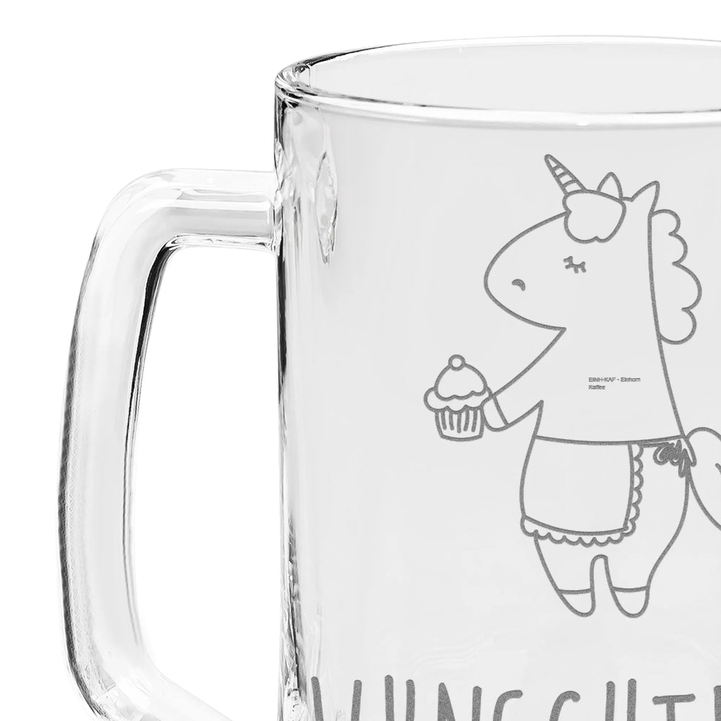 Personalizowany kufel do piwa z grawerem Jednorożec muffinka Jednorożec, jednorożce, dekoracje jednorożca, jednorożec