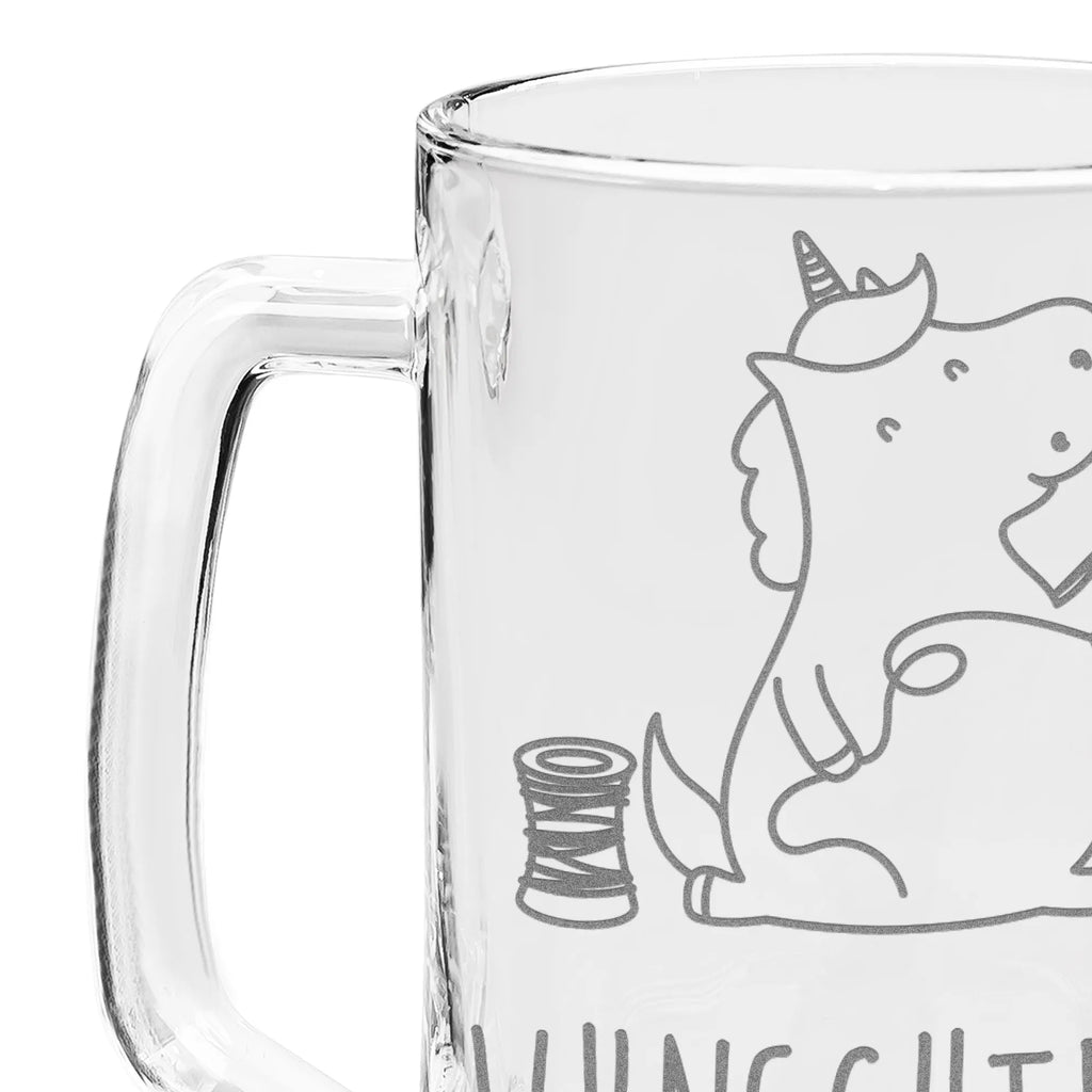 Personalizowany kufel do piwa z grawerem Jednorożec krawcowa Jednorożec, jednorożce, dekoracje jednorożca, jednorożec