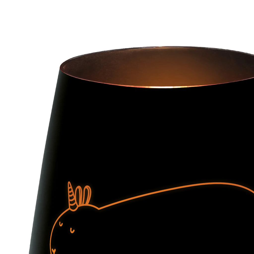 Złoty świecznik spersonalizowany Jednorożec świnka morska Jednorożec, jednorożce, dekoracje jednorożca, jednorożec