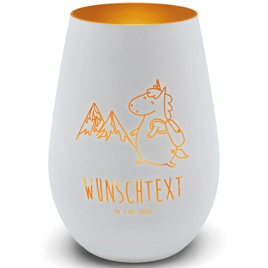 Gold Personalized Lantern unicorn climber unicorn, unicorns, world trip, explorer, mountains, travel, adventure, world traveler, mountaineer, vacation, adventurer, english, Einhorn