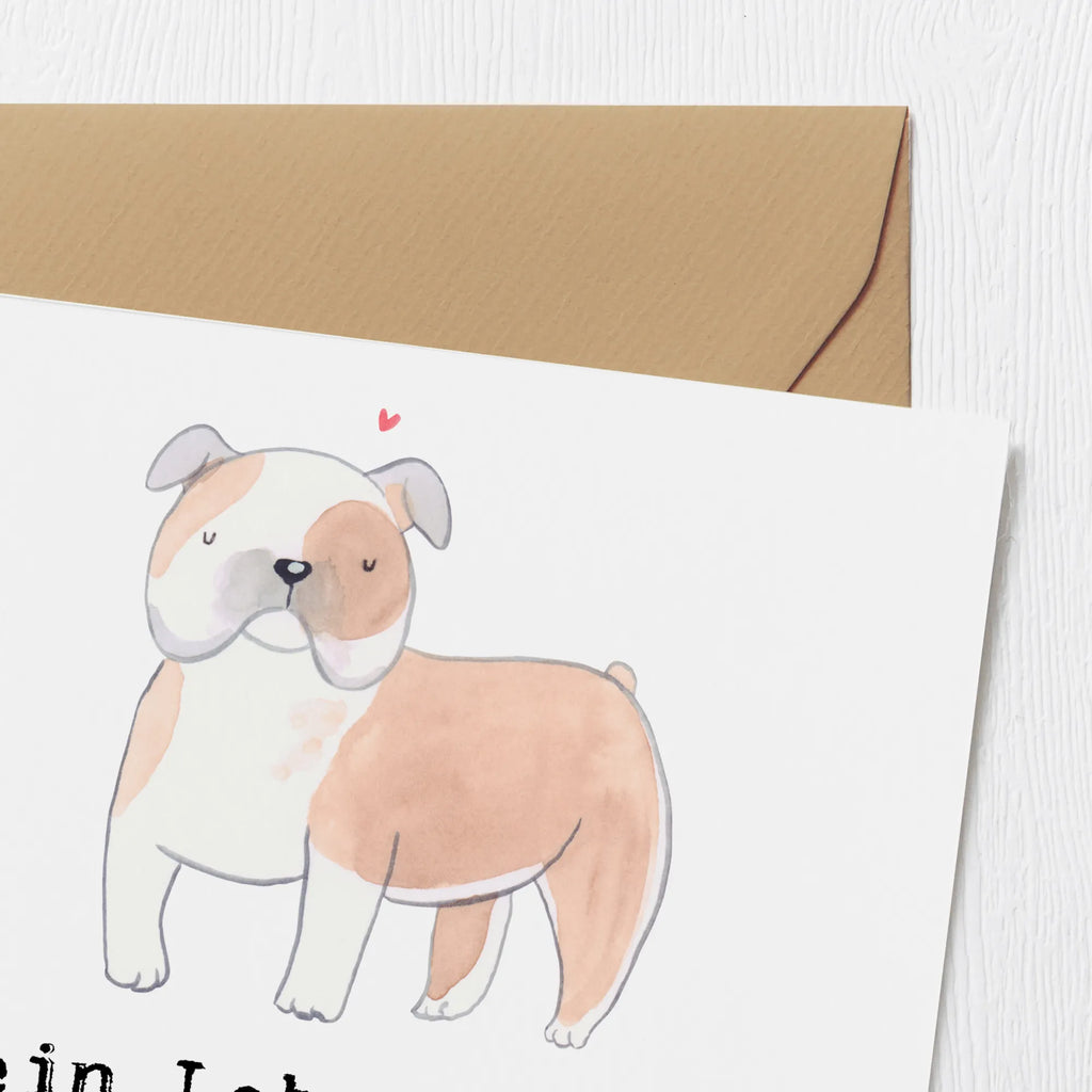 Deluxe Karte Englische Bulldogge Lebensretter Geburtstagskarte, Glückwunschkarte, Karte, Hochzeitskarte, Hochwertige Klappkarte, Grußkarte, Einladungskarte, Hochwertige Grußkarte, Klappkarte, Hund, Hunderasse, Rassehund, Hundebesitzer, Geschenk, Tierfreund, Schenken, Welpe, English Bulldog, Englische Bulldogge