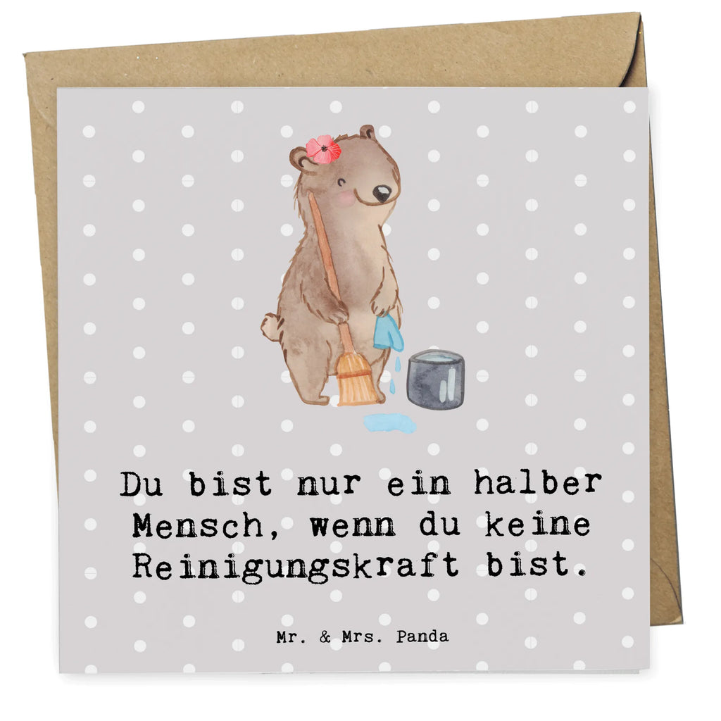 Deluxe Karte Reinigungskraft Herz Hochzeitskarte, Geburtstagskarte, Hochwertige Grußkarte, Hochwertige Klappkarte, Einladungskarte, Karte, Glückwunschkarte, Grußkarte, Klappkarte, Beruf, Ausbildung, Jubiläum, Abschied, Rente, Kollege, Kollegin, Geschenk, Schenken, Arbeitskollege, Mitarbeiter, Firma, Danke, Dankeschön