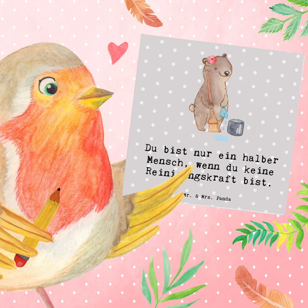 Deluxe Karte Reinigungskraft Herz Hochzeitskarte, Geburtstagskarte, Hochwertige Grußkarte, Hochwertige Klappkarte, Einladungskarte, Karte, Glückwunschkarte, Grußkarte, Klappkarte, Beruf, Ausbildung, Jubiläum, Abschied, Rente, Kollege, Kollegin, Geschenk, Schenken, Arbeitskollege, Mitarbeiter, Firma, Danke, Dankeschön