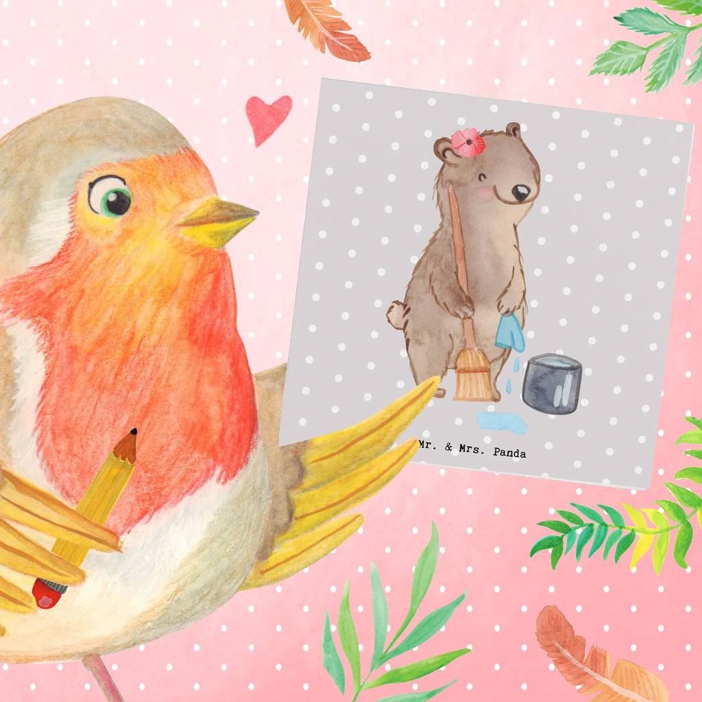 Deluxe Karte Reinigungskraft Herz Hochzeitskarte, Geburtstagskarte, Hochwertige Grußkarte, Hochwertige Klappkarte, Einladungskarte, Karte, Glückwunschkarte, Grußkarte, Klappkarte, Beruf, Ausbildung, Jubiläum, Abschied, Rente, Kollege, Kollegin, Geschenk, Schenken, Arbeitskollege, Mitarbeiter, Firma, Danke, Dankeschön