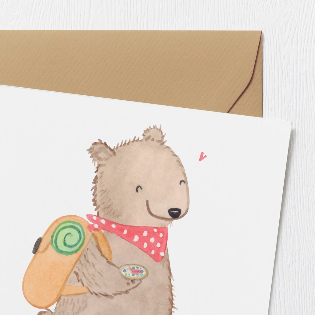 Deluxe Card bear Hike Geburtstagskarte, quadratische karte, Glückwunschkarte, weihnachtskarte, Hochwertige Klappkarte, Gutscheinkarte, Hochwertige Grußkarte, sprüche karten, Hochzeitskarte, lustige karten, Einladungskarte, Klappkarte, Geschenkkarte, Karte, Dankeskarte, geburtskarte, Grußkarte, abschiedskarte, Sportart, Hobby, Danke, Dankeschön, Geschenk, Auszeichnung, Gewinn, Sportler, Schenken, Sport, Natur entdecken, Outdoor Sport, Spazieren, Freizeitsport, Wintertouren, Wandern, Bergsteigen