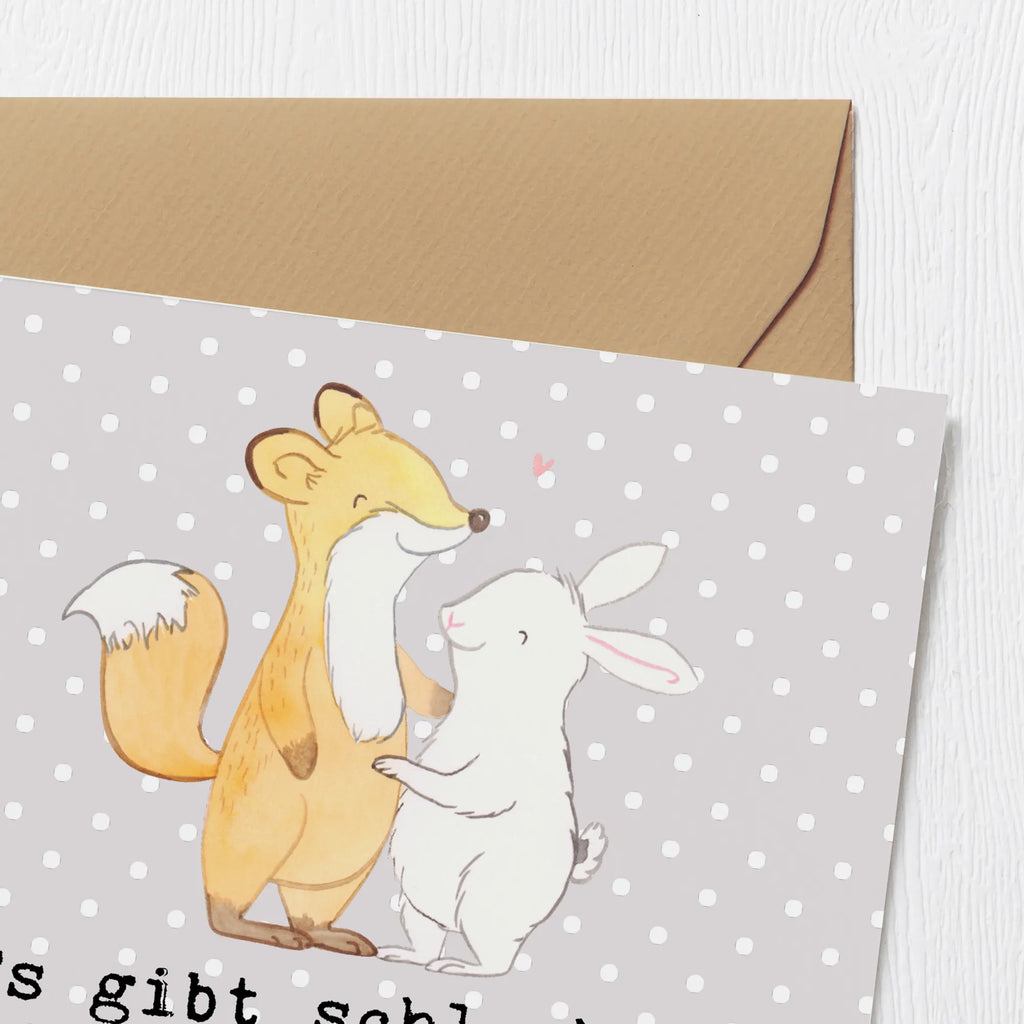 Deluxe Karte Fuchs Hase Freunde treffen Einladungskarte, Karte, Hochwertige Klappkarte, Hochzeitskarte, Glückwunschkarte, Geburtstagskarte, Hochwertige Grußkarte, Klappkarte, Grußkarte, Geschenk, Sport, Sportart, Hobby, Schenken, Danke, Dankeschön, Auszeichnung, Gewinn, Sportler, Freunde treffen