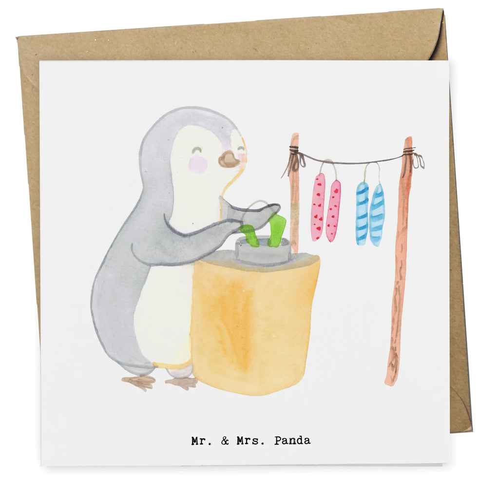Deluxe Card penguin candle making Hochwertige Grußkarte, Karte, Hochzeitskarte, Hochwertige Klappkarte, Glückwunschkarte, Klappkarte, Geburtstagskarte, Einladungskarte, Grußkarte, Geschenk, Sport, Sportart, Hobby, Schenken, Danke, Dankeschön, Auszeichnung, Gewinn, Sportler, Kerzen ziehen. DIY, Deko basteln, Kerzenziehen