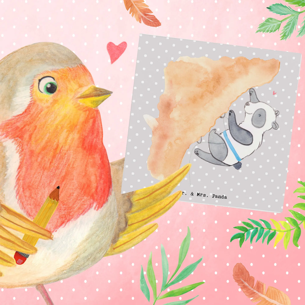 Deluxe Karte Panda Klettern Hochwertige Grußkarte, Karte, Hochwertige Klappkarte, Klappkarte, Einladungskarte, Glückwunschkarte, Hochzeitskarte, Geburtstagskarte, Grußkarte, Geschenk, Sport, Sportart, Hobby, Schenken, Danke, Dankeschön, Auszeichnung, Gewinn, Sportler, Kletterhalle, Bouldern, Klettersport, Klettern