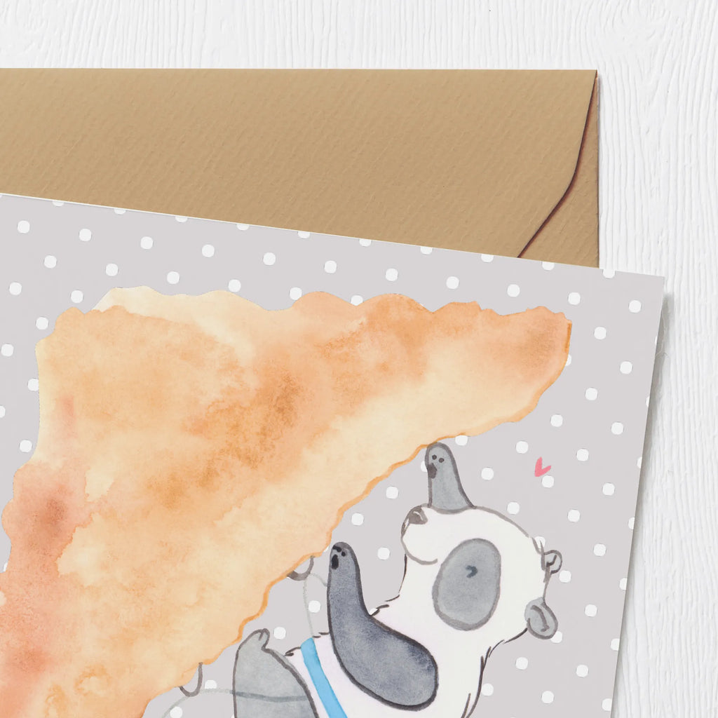 Deluxe Karte Panda Klettern Hochwertige Grußkarte, Karte, Hochwertige Klappkarte, Klappkarte, Einladungskarte, Glückwunschkarte, Hochzeitskarte, Geburtstagskarte, Grußkarte, Geschenk, Sport, Sportart, Hobby, Schenken, Danke, Dankeschön, Auszeichnung, Gewinn, Sportler, Kletterhalle, Bouldern, Klettersport, Klettern