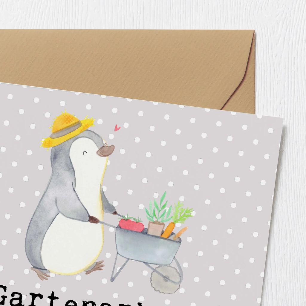 Deluxe Card penguin gardening Hochwertige Grußkarte, Karte, Hochwertige Klappkarte, Glückwunschkarte, Klappkarte, Grußkarte, Hochzeitskarte, Geburtstagskarte, Einladungskarte, Geschenk, Sport, Sportart, Hobby, Schenken, Danke, Dankeschön, Auszeichnung, Gewinn, Sportler, Gartenarbeit, Gartenpflege, Gärtnern, Urban gardening