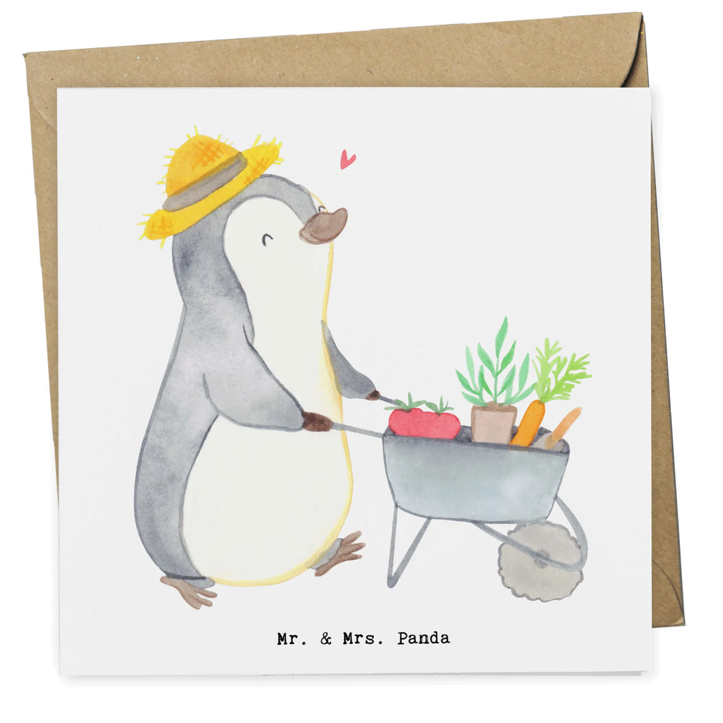 Deluxe Card penguin gardening Hochwertige Grußkarte, Karte, Hochwertige Klappkarte, Glückwunschkarte, Klappkarte, Grußkarte, Hochzeitskarte, Geburtstagskarte, Einladungskarte, Geschenk, Sport, Sportart, Hobby, Schenken, Danke, Dankeschön, Auszeichnung, Gewinn, Sportler, Gartenarbeit, Gartenpflege, Gärtnern, Urban gardening