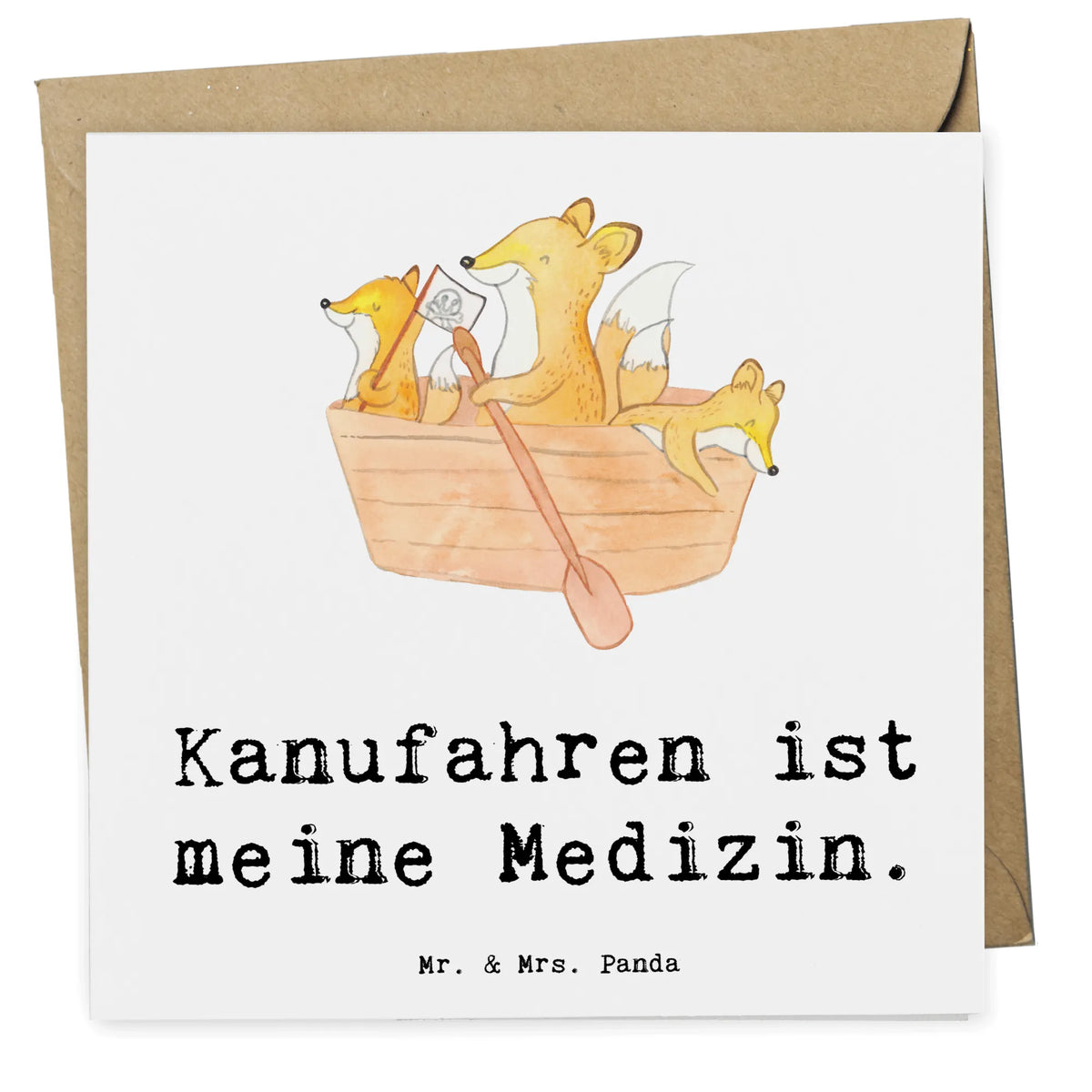 Deluxe Card Fox Canoeing Grußkarte, Klappkarte, Glückwunschkarte, anlasskarte, faltkarte, doppelkarte, Sportart, Hobby, Danke, Dankeschön, Geschenk, Auszeichnung, Gewinn, Sportler, Schenken, Sport, Kanuverleih, Kanu Schule, Kanutour, Paddeltour, Kanu fahren