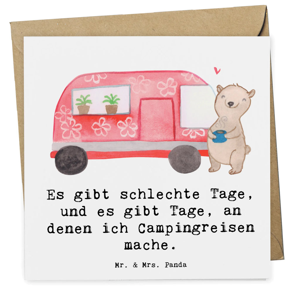 Deluxe Karte Bär Camper Hochwertige Klappkarte, Karte, Hochzeitskarte, Klappkarte, Hochwertige Grußkarte, Geburtstagskarte, Grußkarte, Glückwunschkarte, Einladungskarte, Geschenk, Sport, Sportart, Hobby, Schenken, Danke, Dankeschön, Auszeichnung, Gewinn, Sportler, Roadtrip, Campen, Wohnmobil, Campingplatz, Camper, Urlaub, Zelten