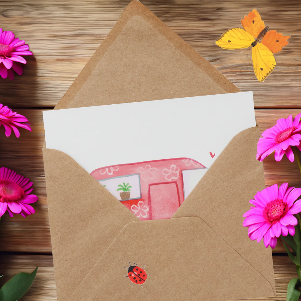 Deluxe Karte Bär Camper Hochwertige Klappkarte, Karte, Hochzeitskarte, Klappkarte, Hochwertige Grußkarte, Geburtstagskarte, Grußkarte, Glückwunschkarte, Einladungskarte, Geschenk, Sport, Sportart, Hobby, Schenken, Danke, Dankeschön, Auszeichnung, Gewinn, Sportler, Roadtrip, Campen, Wohnmobil, Campingplatz, Camper, Urlaub, Zelten