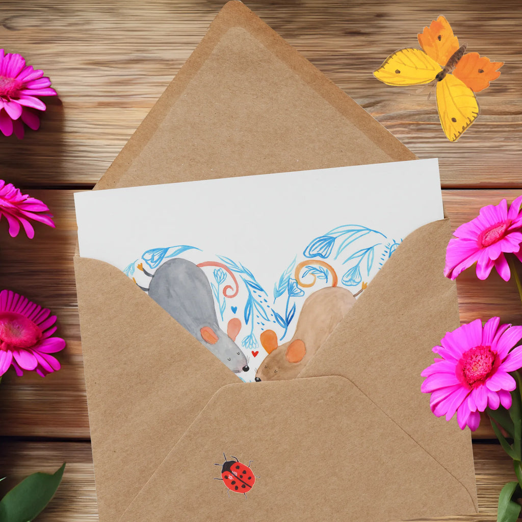 Deluxe Karte Hochzeit Mäuse Herz Klappkarte, Karte, Geburtstagskarte, Hochwertige Grußkarte, Hochzeitskarte, Einladungskarte, Hochwertige Klappkarte, Glückwunschkarte, Grußkarte, Hochzeit, Hochzeitsgeschenk, Ehe, Hochzeitsfeier, Trauung, Trauungsgeschenk, Verlobungsfeier, Verlobungsgeschenk, Hochzeitsgeschenkideen, Hochzeitsgeschenke für Brautpaar, Paargeschenk, Freundin, Paar, Mäuse, Freund, Liebe, Maus