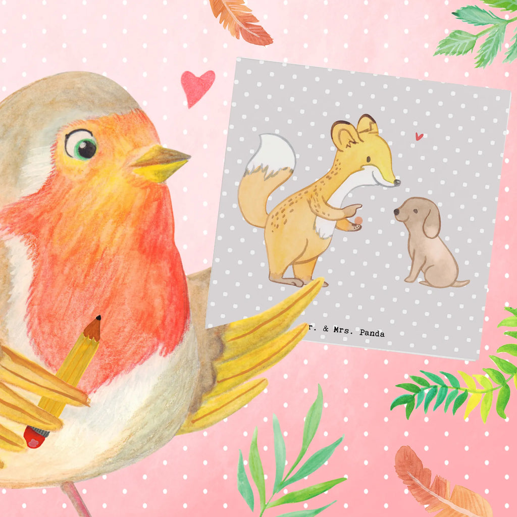 Deluxe Card Fox dog training Grußkarte, faltkarte, Glückwunschkarte, anlasskarte, doppelkarte, Klappkarte, Sport, Dankeschön, Auszeichnung, Hobby, Geschenk, Sportler, Schenken, Gewinn, Sportart, Danke, Welpenschule, Hundetraining, Hundeerziehung, Hundeprüfung, Hundeschule