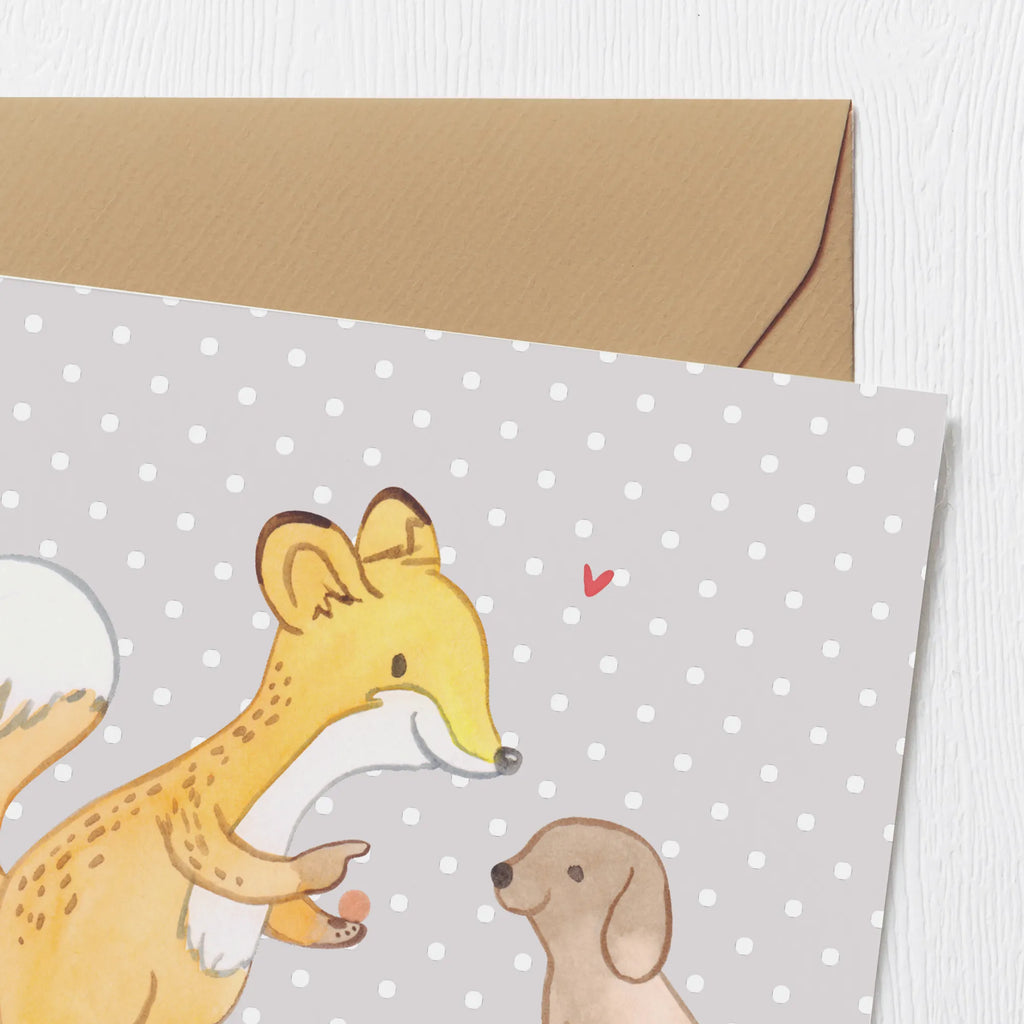 Deluxe Card Fox dog training Grußkarte, faltkarte, Glückwunschkarte, anlasskarte, doppelkarte, Klappkarte, Sport, Dankeschön, Auszeichnung, Hobby, Geschenk, Sportler, Schenken, Gewinn, Sportart, Danke, Welpenschule, Hundetraining, Hundeerziehung, Hundeprüfung, Hundeschule