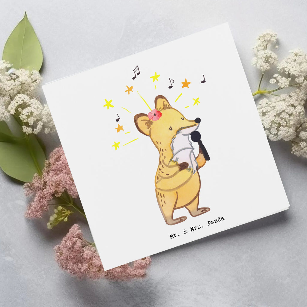 Deluxe Karte Sängerin Herz Klappkarte, Hochwertige Klappkarte, Hochzeitskarte, Einladungskarte, Grußkarte, Karte, Geburtstagskarte, Hochwertige Grußkarte, Glückwunschkarte, Beruf, Ausbildung, Jubiläum, Abschied, Rente, Kollege, Kollegin, Geschenk, Schenken, Arbeitskollege, Mitarbeiter, Firma, Danke, Dankeschön