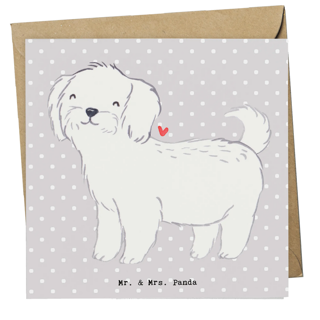 Deluxe Karte Malteser Lebensretter Hochwertige Grußkarte, Karte, Hochzeitskarte, Geburtstagskarte, Klappkarte, Glückwunschkarte, Einladungskarte, Hochwertige Klappkarte, Grußkarte, Hund, Hunderasse, Rassehund, Hundebesitzer, Geschenk, Tierfreund, Schenken, Welpe, Malteser