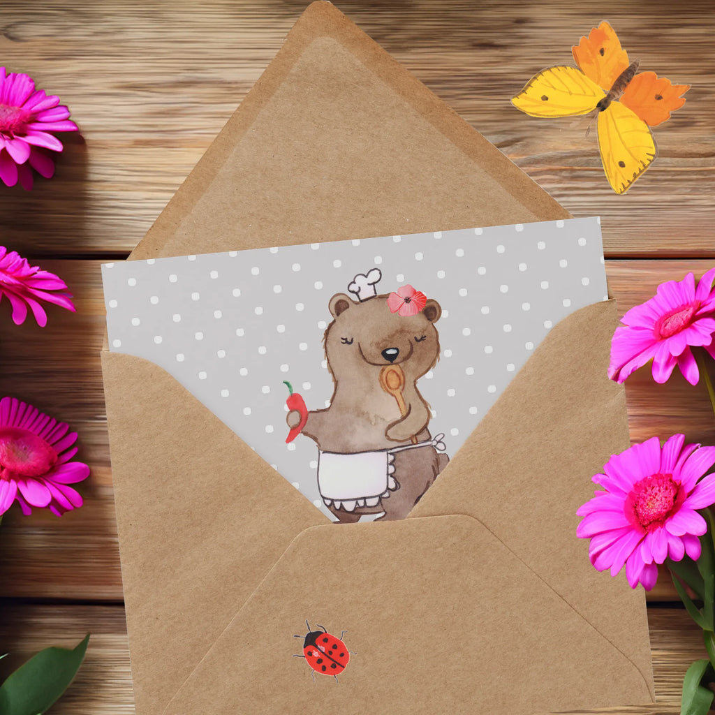 Deluxe Card Cook Passion Karte, Glückwunschkarte, Grußkarte, Geburtstagskarte, Hochwertige Klappkarte, Einladungskarte, Hochzeitskarte, Klappkarte, Hochwertige Grußkarte, Beruf, Ausbildung, Jubiläum, Abschied, Rente, Kollege, Kollegin, Geschenk, Schenken, Arbeitskollege, Mitarbeiter, Firma, Danke, Dankeschön, Chefköchin, Köchin, Küchenmeisterin, Sterneköchin, Schiffsköchin, Fernsehköchin, Küchenchefin, Restaurant