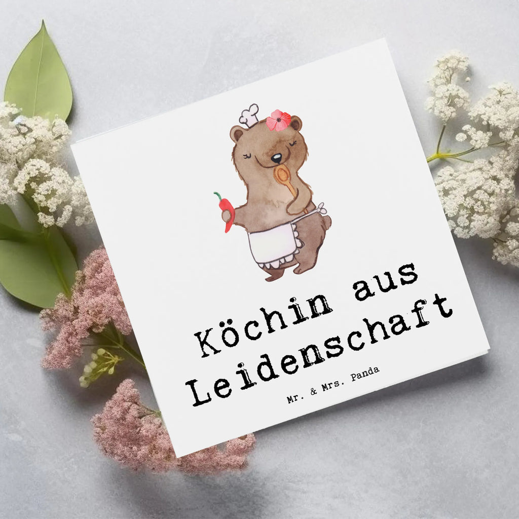 Deluxe Card Cook Passion Karte, Glückwunschkarte, Grußkarte, Geburtstagskarte, Hochwertige Klappkarte, Einladungskarte, Hochzeitskarte, Klappkarte, Hochwertige Grußkarte, Beruf, Ausbildung, Jubiläum, Abschied, Rente, Kollege, Kollegin, Geschenk, Schenken, Arbeitskollege, Mitarbeiter, Firma, Danke, Dankeschön, Chefköchin, Köchin, Küchenmeisterin, Sterneköchin, Schiffsköchin, Fernsehköchin, Küchenchefin, Restaurant