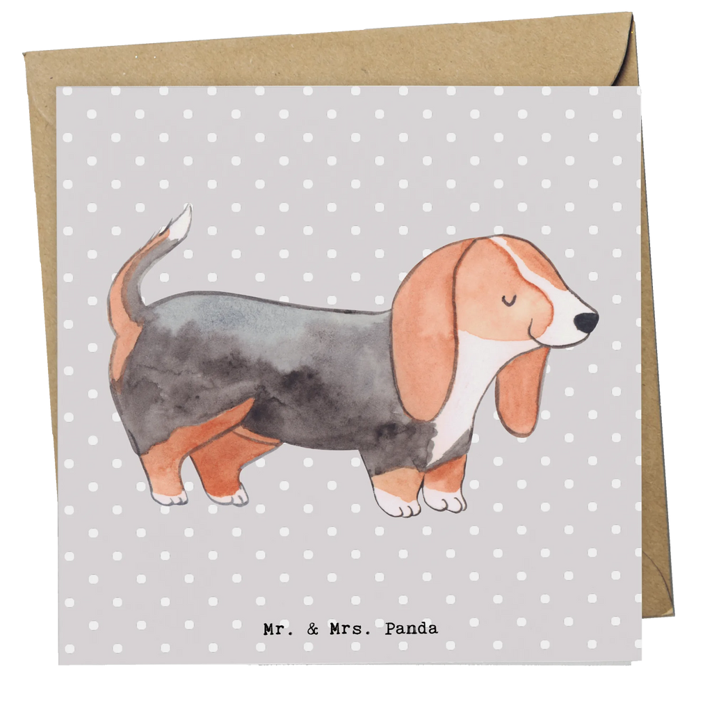 Deluxe Karte Basset Hound Moment Grußkarte, Geburtstagskarte, Hochwertige Klappkarte, Hochwertige Grußkarte, Karte, Einladungskarte, Glückwunschkarte, Klappkarte, Hochzeitskarte, Hund, Hunderasse, Rassehund, Hundebesitzer, Geschenk, Tierfreund, Schenken, Welpe, Basset Hound, Basset