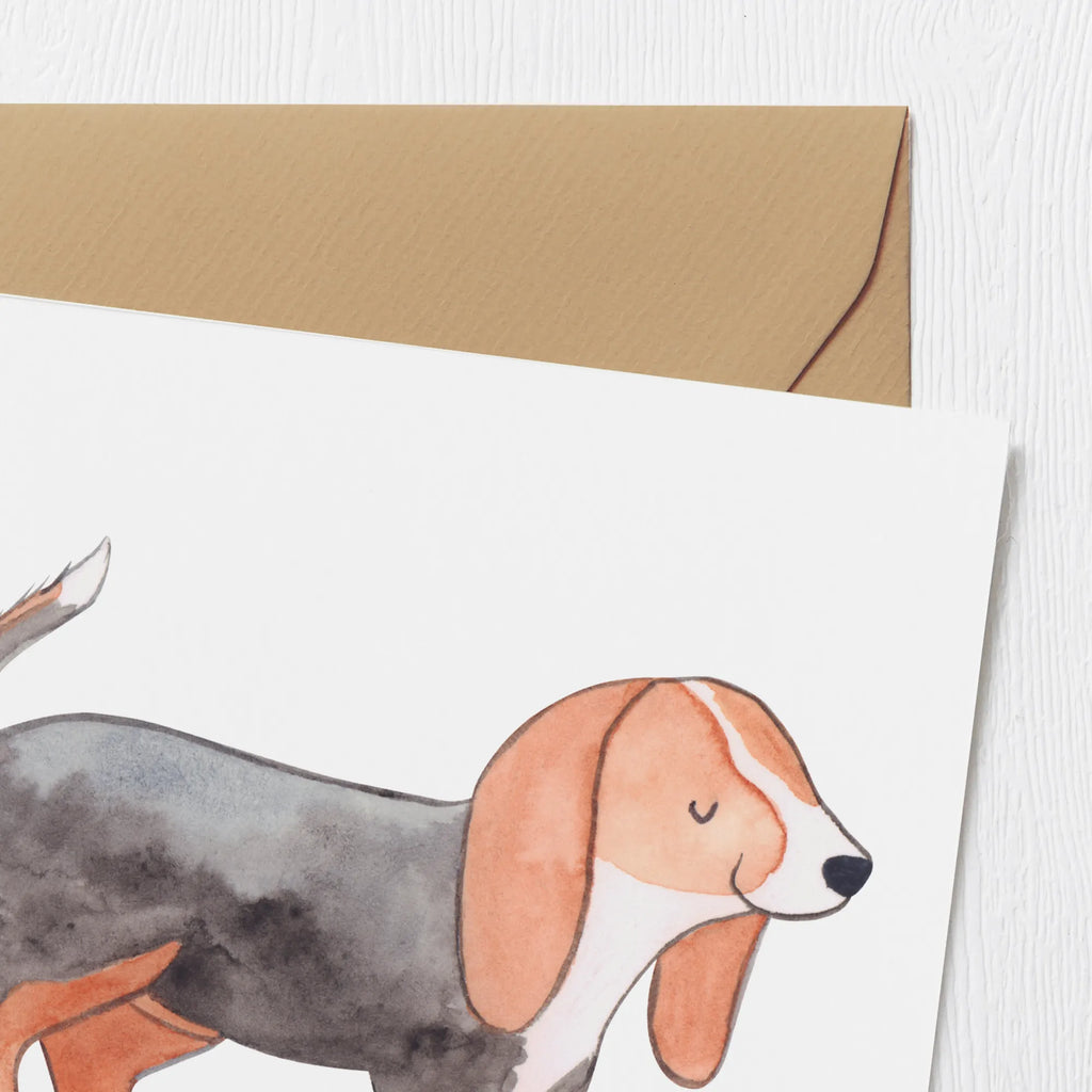 Deluxe Karte Basset Hound Moment Grußkarte, Geburtstagskarte, Hochwertige Klappkarte, Hochwertige Grußkarte, Karte, Einladungskarte, Glückwunschkarte, Klappkarte, Hochzeitskarte, Hund, Hunderasse, Rassehund, Hundebesitzer, Geschenk, Tierfreund, Schenken, Welpe, Basset Hound, Basset
