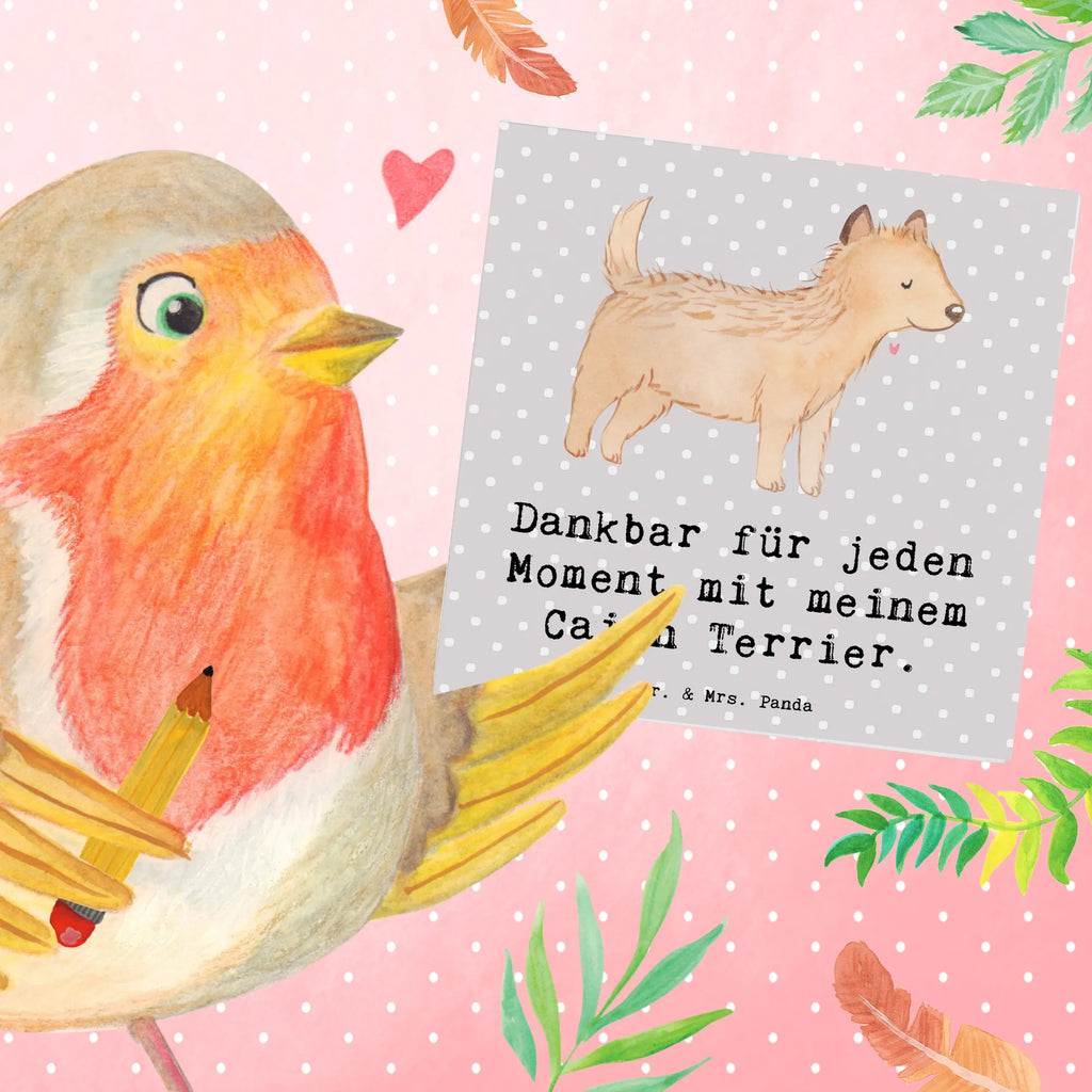 Deluxe Karte Cairn Terrier Moment Geburtstagskarte, Hochzeitskarte, Karte, Klappkarte, Hochwertige Grußkarte, Einladungskarte, Grußkarte, Hochwertige Klappkarte, Glückwunschkarte, Hund, Hunderasse, Rassehund, Hundebesitzer, Geschenk, Tierfreund, Schenken, Welpe, Cairn Terrier