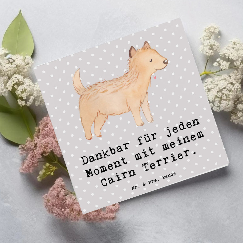 Deluxe Karte Cairn Terrier Moment Geburtstagskarte, Hochzeitskarte, Karte, Klappkarte, Hochwertige Grußkarte, Einladungskarte, Grußkarte, Hochwertige Klappkarte, Glückwunschkarte, Hund, Hunderasse, Rassehund, Hundebesitzer, Geschenk, Tierfreund, Schenken, Welpe, Cairn Terrier