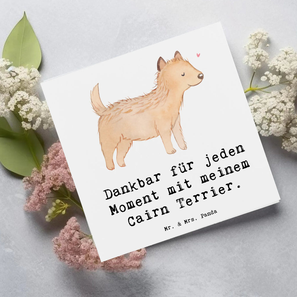 Deluxe Karte Cairn Terrier Moment Geburtstagskarte, Hochzeitskarte, Karte, Klappkarte, Hochwertige Grußkarte, Einladungskarte, Grußkarte, Hochwertige Klappkarte, Glückwunschkarte, Hund, Hunderasse, Rassehund, Hundebesitzer, Geschenk, Tierfreund, Schenken, Welpe, Cairn Terrier